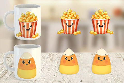 Mug Wrap Spooky Sweet Treats Sublimation artnoy 