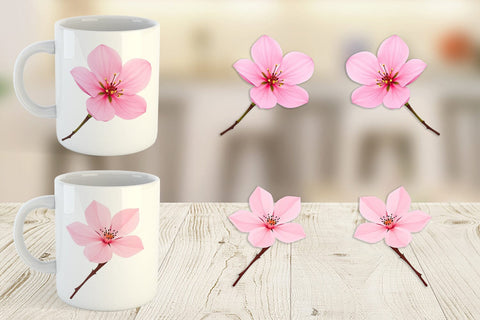 Mug Wrap Spring Blossom Sublimation artnoy 