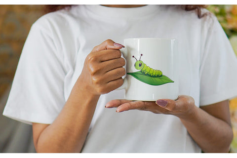 Mug Wrap Spring Caterpillar Sublimation artnoy 