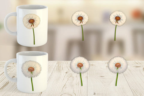 Mug Wrap Spring Dandelion Sublimation artnoy 