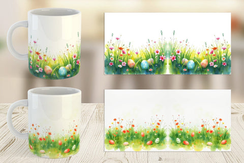Mug Wrap Spring Meadow Sublimation artnoy 