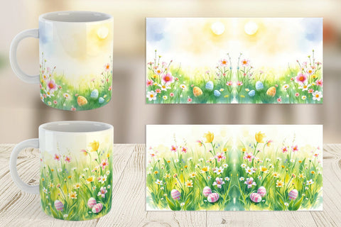 Mug Wrap Spring Meadow Sublimation artnoy 
