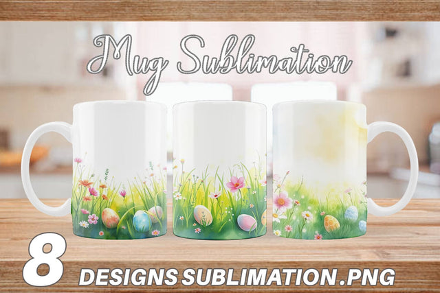 Mug Wrap Spring Meadow Sublimation artnoy 