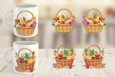 Mug Wrap Spring Picnic Sublimation artnoy 