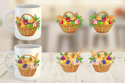 Mug Wrap Spring Picnic Sublimation artnoy 
