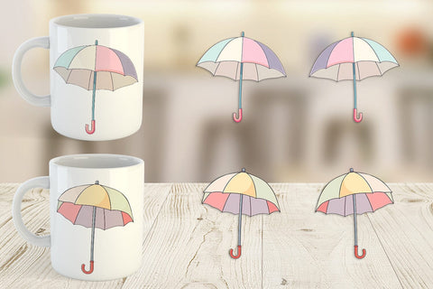 Mug Wrap Spring Umbrella Sublimation artnoy 