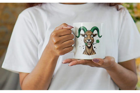 Mug Wrap St Paddys Animal Charms Sublimation artnoy 