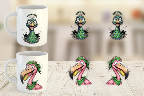 Mug Wrap St Paddys Animal Party Art Sublimation artnoy 