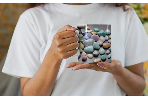 Mug Wrap Stones Pastel Color Sublimation artnoy 