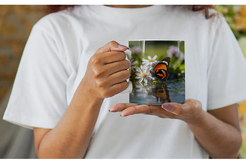 Mug Wrap Summer Beautiful Butterfly Sublimation artnoy 