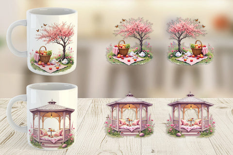 Mug Wrap Summer Picnic Dreams Sublimation artnoy 