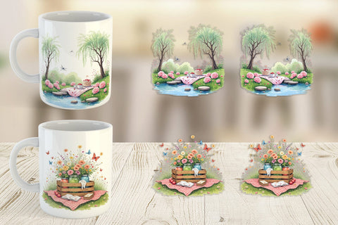 Mug Wrap Summer Picnic Dreams Sublimation artnoy 