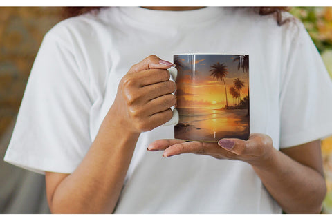 Mug Wrap Summer Sunset Sublimation artnoy 