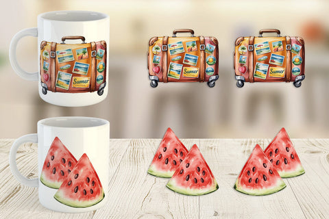 Mug Wrap Summer Vacation Sublimation artnoy 