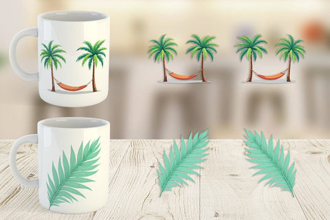 Mug Wrap Summer Vibes Sublimation artnoy 