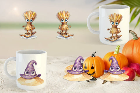 Mug Wrap Sunburn Sorcery Summerween Sublimation artnoy 