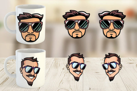 Mug Wrap Sunglasses Sublimation artnoy 
