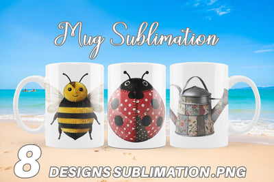 Mug Wrap Sunny Meadow Fabric Sublimation artnoy 