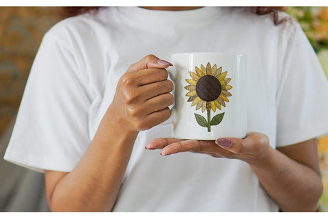 Mug Wrap Sunny Meadow Fabric Sublimation artnoy 