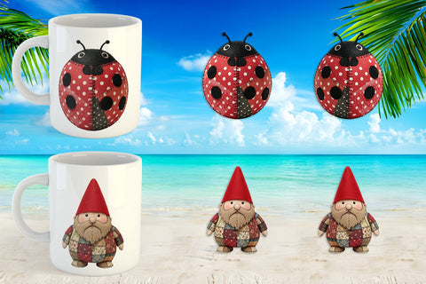 Mug Wrap Sunny Meadow Fabric Sublimation artnoy 