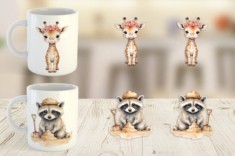 Mug Wrap Sunny Season Friends Sublimation artnoy 