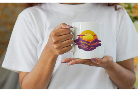 Mug Wrap Sunset Sublimation artnoy 