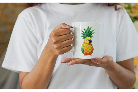 Mug Wrap Surreal Fruit Animals Sublimation artnoy 
