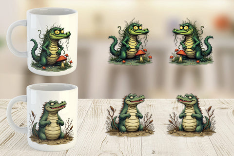 Mug Wrap Swamp Gator Sublimation artnoy 