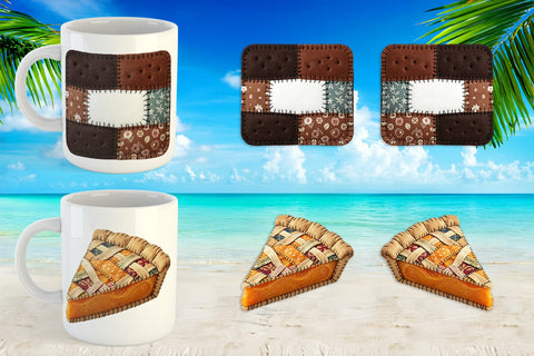 Mug Wrap Sweet Chilled Summer Stitches Sublimation artnoy 