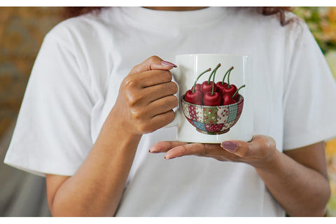 Mug Wrap Sweet Chilled Summer Stitches Sublimation artnoy 