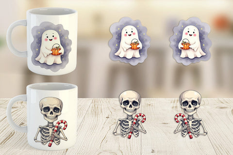 Mug Wrap Sweet Spooky Pastels Sublimation artnoy 