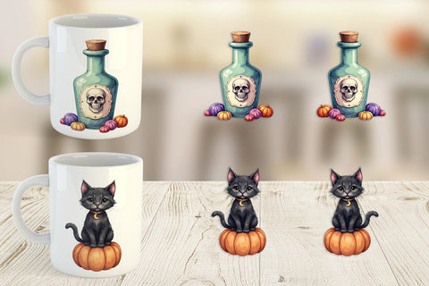 Mug Wrap Sweet Spooky Pastels Sublimation artnoy 
