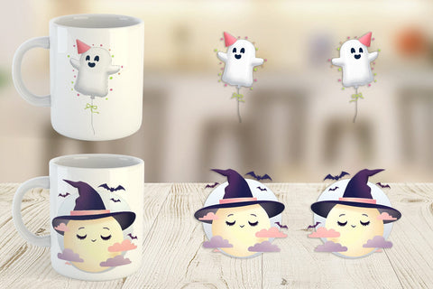 Mug Wrap Sweet Spooky Pastels Sublimation artnoy 