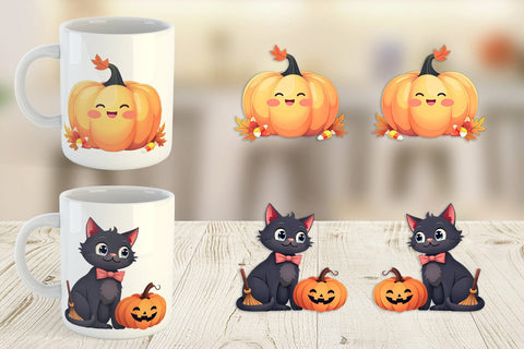 Mug Wrap Sweet Spooky Pastels Sublimation artnoy 