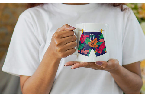 Mug Wrap Swim Trunks Sublimation artnoy 