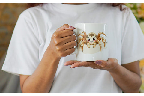 Mug Wrap Tarantula Wildlife Sublimation artnoy 