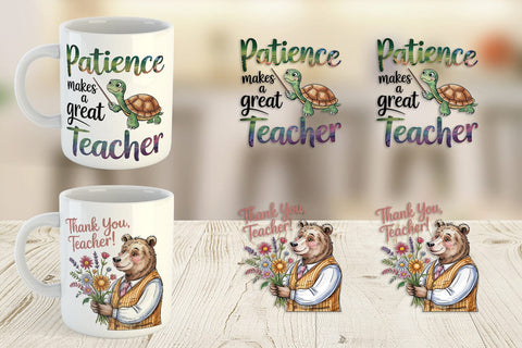 Mug Wrap Teacher Appreciation Sublimation artnoy 