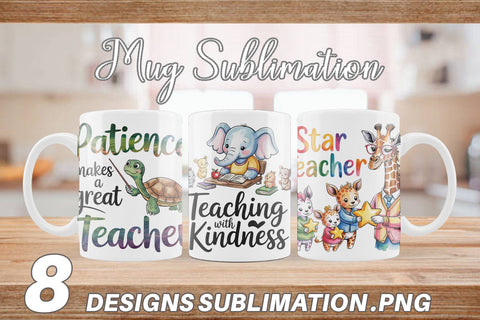 Mug Wrap Teacher Appreciation Sublimation artnoy 