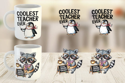 Mug Wrap Teacher Appreciation Sublimation artnoy 