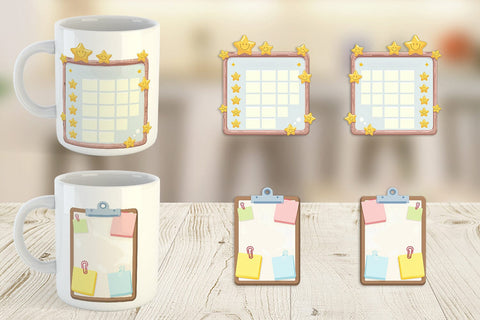 Mug Wrap Teacher Life Charm Sublimation artnoy 