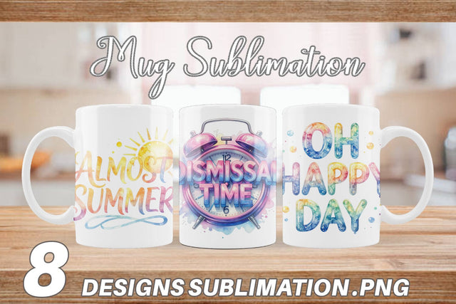 Mug Wrap Teacher Weekend Quotes Sublimation artnoy 
