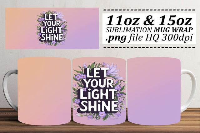 Mug wrap templates, perfect for DIY gifts and crafts! , Quote Sublimation afrosvg 