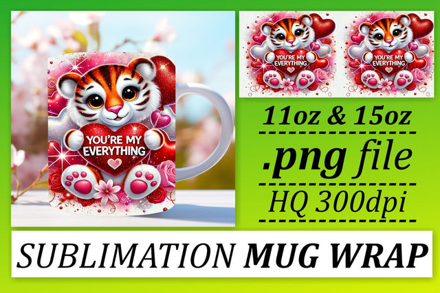 Mug wrap templates, perfect for DIY gifts and crafts! , Valentines Sublimation afrosvg 