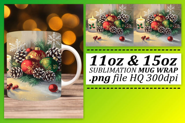 Mug wrap templates, perfect for every occasion! , Christmas Sublimation afrosvg 