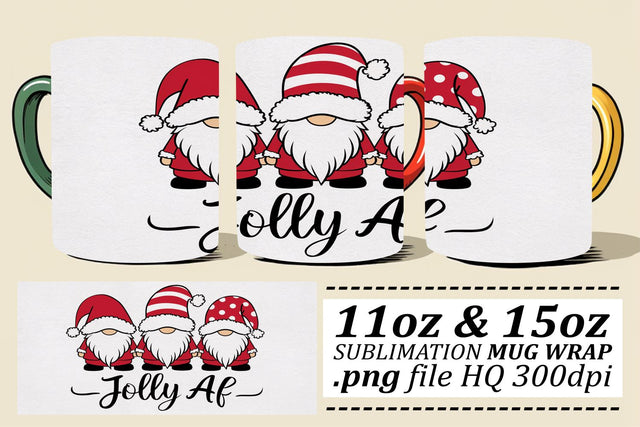 Mug wrap templates, perfect for your creative touch! , Xmas Sublimation afrosvg 