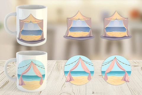 Mug Wrap Tent Sublimation artnoy 