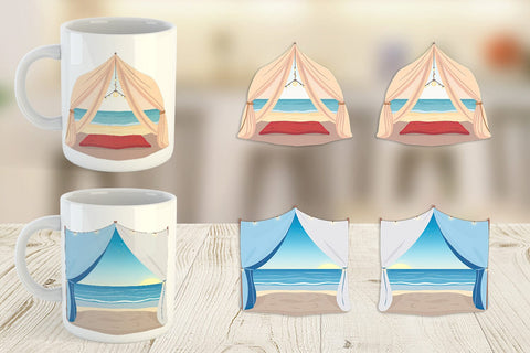 Mug Wrap Tent Sublimation artnoy 