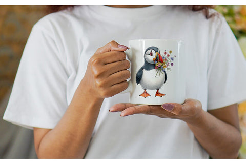 Mug Wrap The Awkward Aviary Quirky Hand-Drawn Bird Sublimation artnoy 