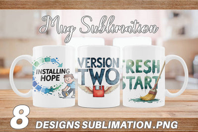 Mug Wrap The Glitchy Resurrection Sublimation artnoy 