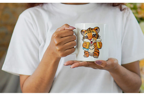 Mug Wrap Tiger Beer Day Sublimation artnoy 